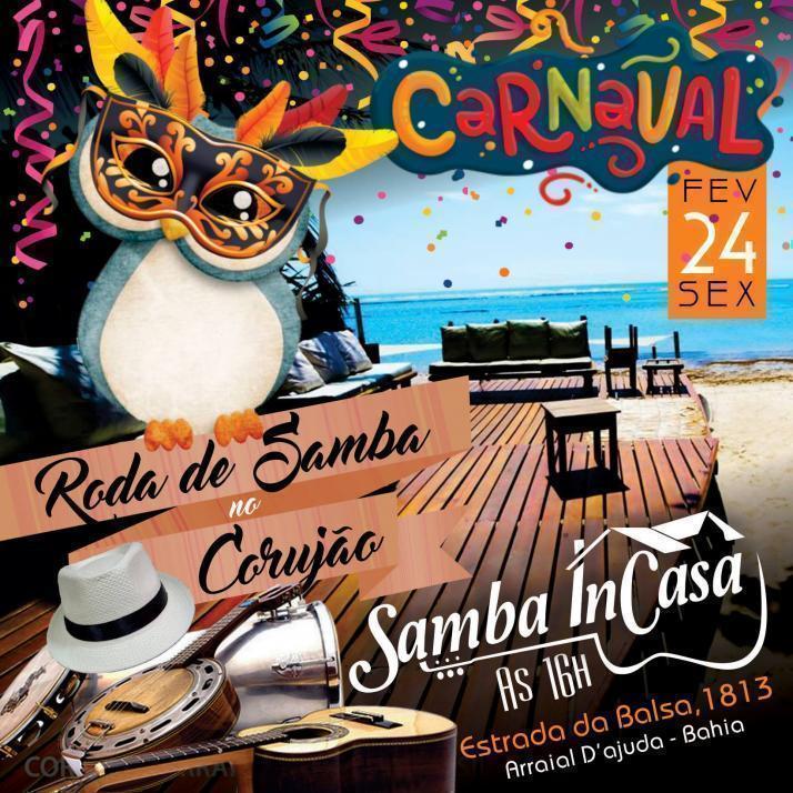 Cartaz   Corujo - Estrada da Balsa, 1813 - Praia de Araape, Sexta-feira 24 de Fevereiro de 2017