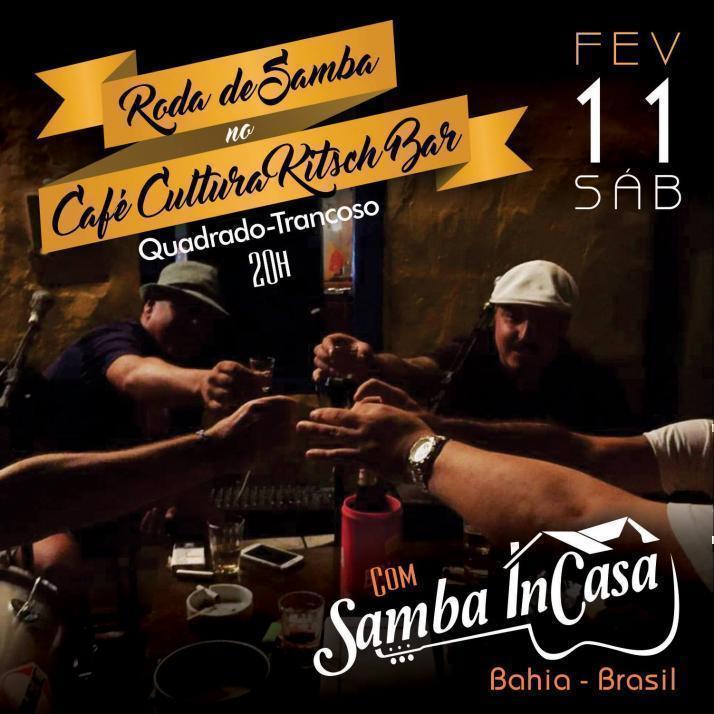 Cartaz   Caf Cultura Kitsch Bar - Quadrado, Sábado 11 de Fevereiro de 2017