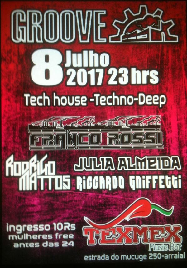 Cartaz   Milloca TexMex Music Bar - Rua du Mucug, 250, Sábado 8 de Julho de 2017