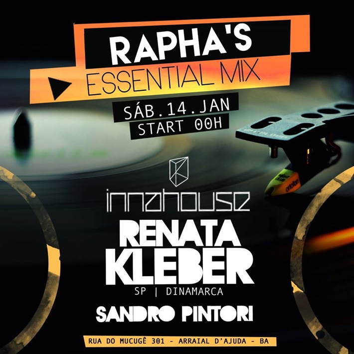 Cartaz   Rapha's Essential Mix - Estrada do Mucug, Sábado 14 de Janeiro de 2017