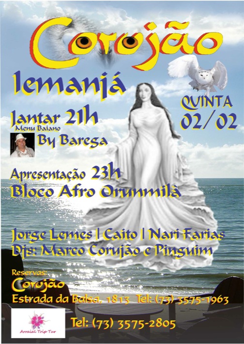 Cartaz   Corujo - Estrada da Balsa, 1813 - Praia de Araape, Quinta-feira 2 de Fevereiro de 2017