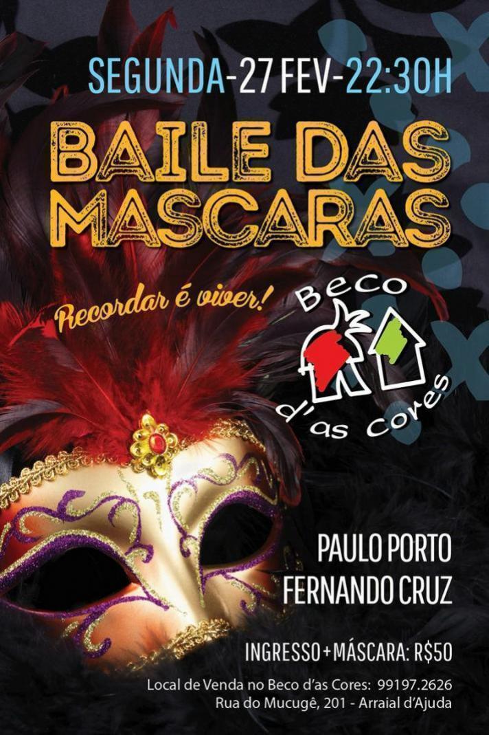 Cartaz   Beco das Cores - Rua do Mucug, 201, Segunda-feira 27 de Fevereiro de 2017