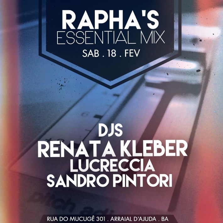 Cartaz   Rapha's Essential Mix - Estrada do Mucug, Sábado 18 de Fevereiro de 2017