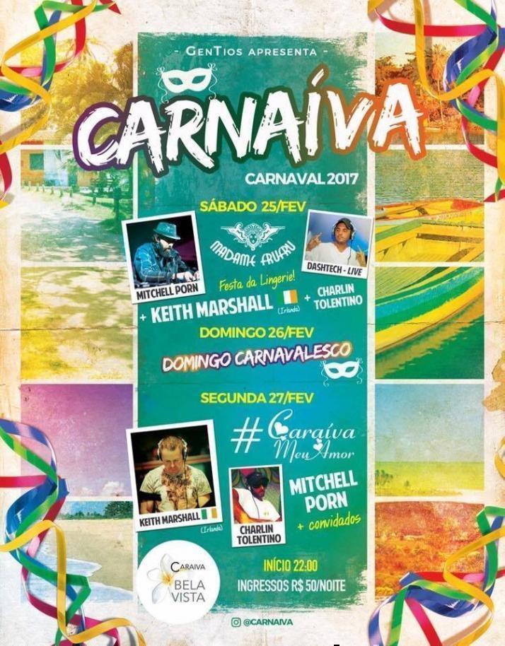 Cartaz   Pousada Carava Bela Vista - Descida Estrada das Canoas, 808, Domingo 26 de Fevereiro de 2017