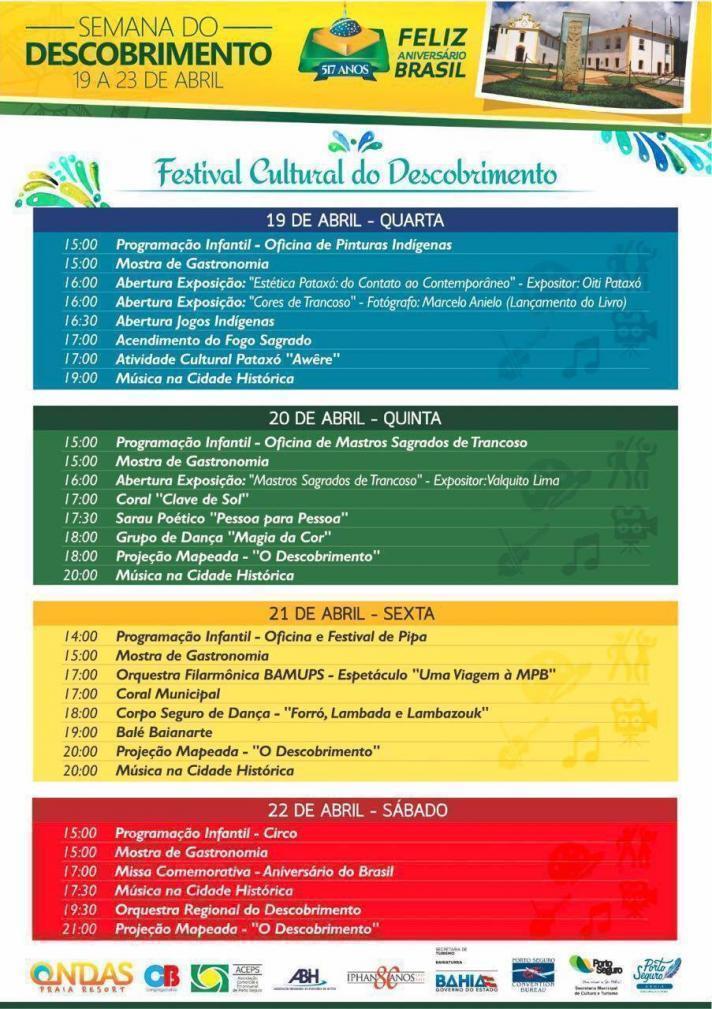 Cartaz   Centro Histrico - Cidade Alta, Do dia 19 ao dia 22/4/2017