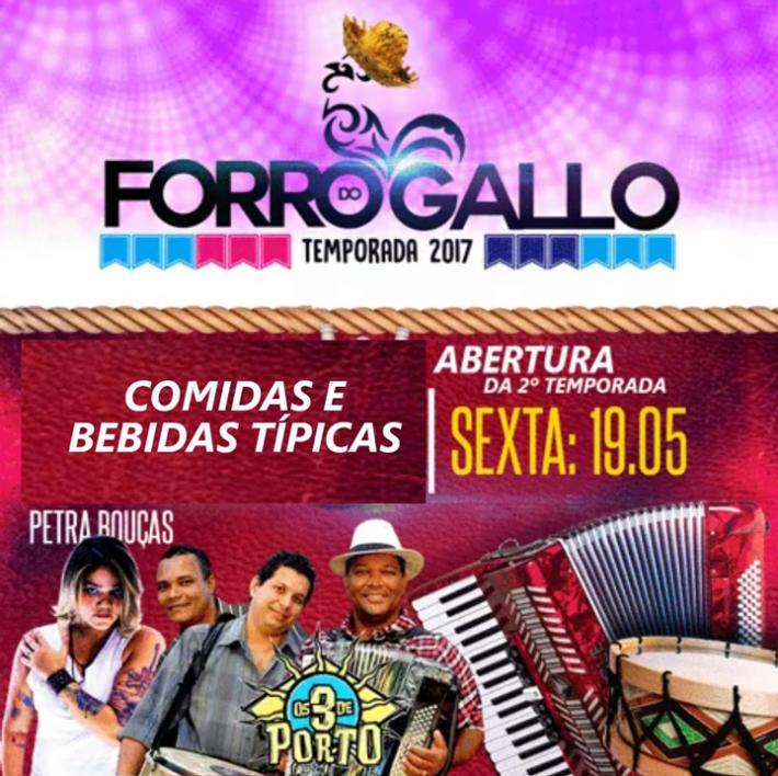 Cartaz   Recanto do Gallo - Rua 2 de julho, 20B - Casa da Lenha, Sexta-feira 19 de Maio de 2017