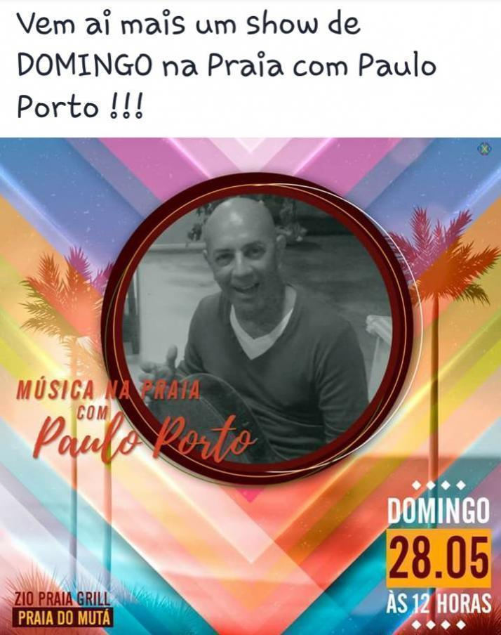 Cartaz   Zio Praia Grill - Praia do Mut, Domingo 28 de Maio de 2017