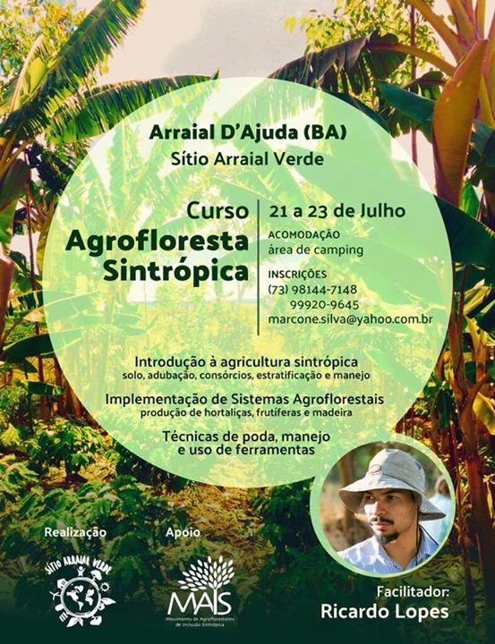 Cartaz   Stio Arraial Verde - Estrada velha pra Trancoso, km 2, Do dia 21 ao dia 23/7/2017