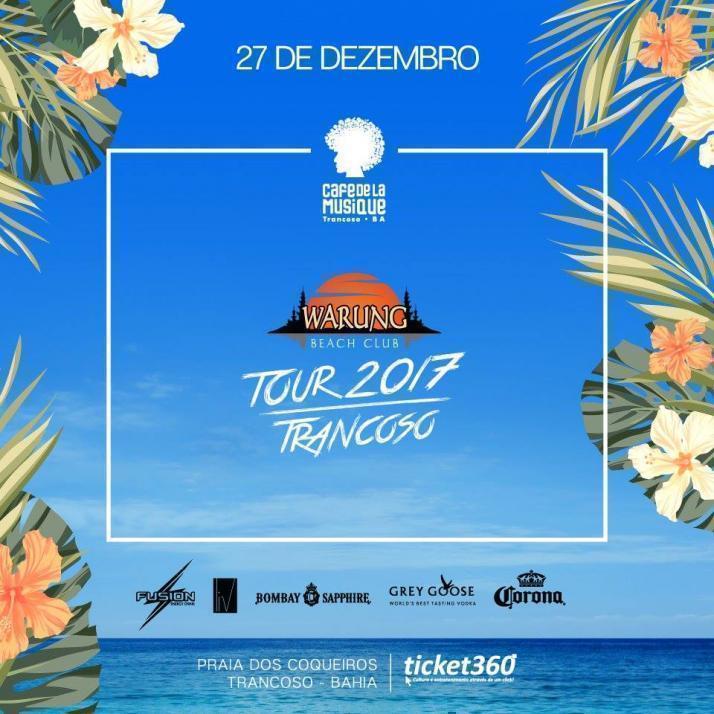 Cartaz   Cafe de la Musique - Praia dos Coqueiros, Quarta-feira 27 de Dezembro de 2017