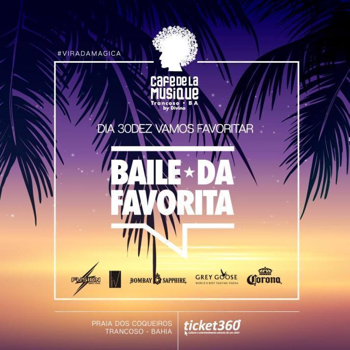 Cartaz   Cafe de la Musique - Praia dos Coqueiros, Sábado 30 de Dezembro de 2017