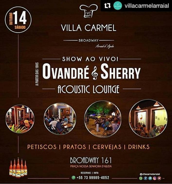 Cartaz   Villa Carmel - Broadway 161 - Praa da Igreja, Sábado 14 de Outubro de 2017