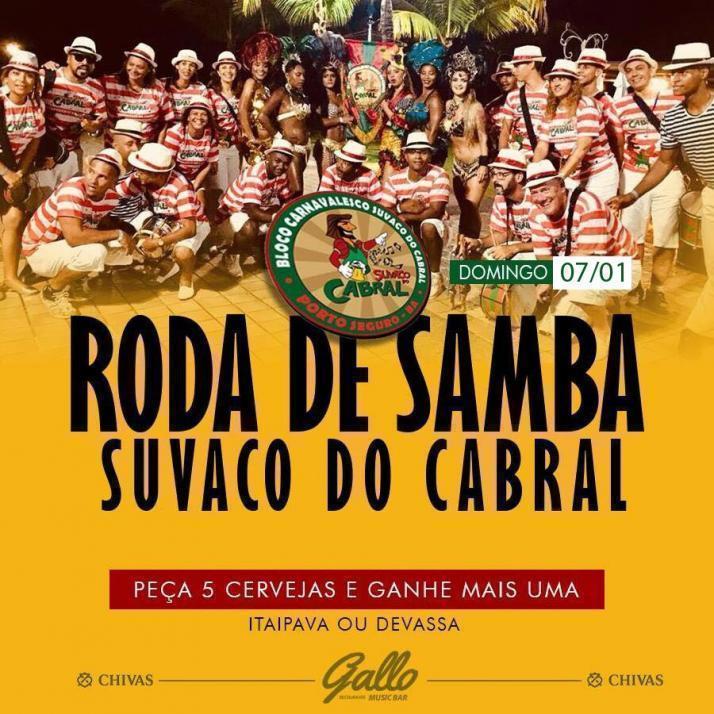 Cartaz   Recanto do Gallo - Rua 2 de julho, 20B - Casa da Lenha, Domingo 7 de Janeiro de 2018