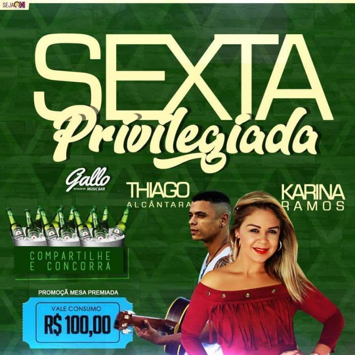 Cartaz   Recanto do Gallo - Rua 2 de julho, 20B - Casa da Lenha, Sexta-feira 16 de Março de 2018