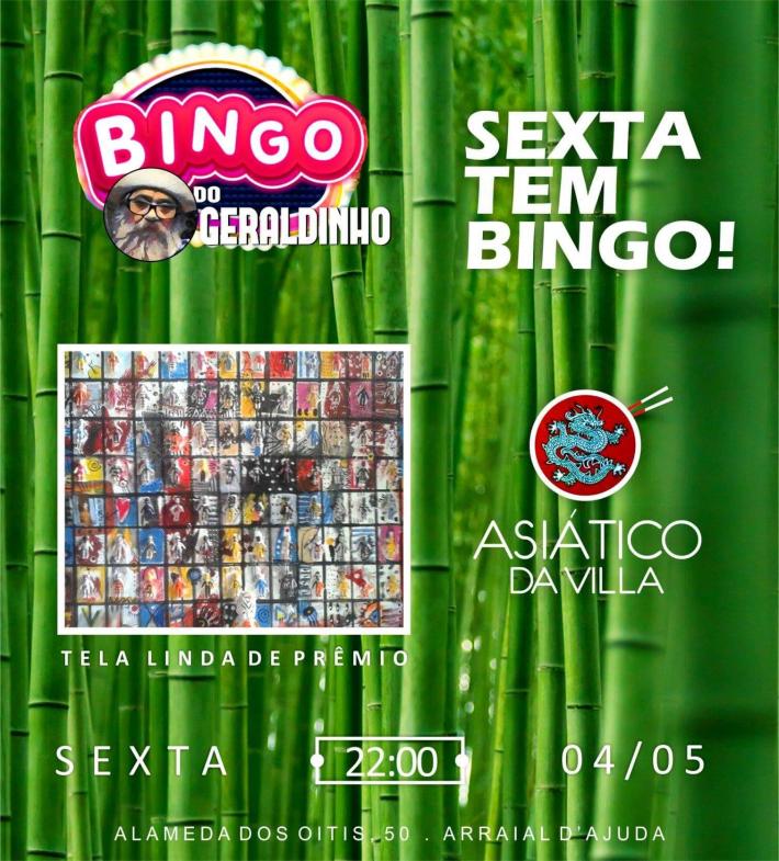 Cartaz   Asitico da Villa - Almeda dos Oitis, 50 - Villa Bamboo, Sexta-feira 4 de Maio de 2018