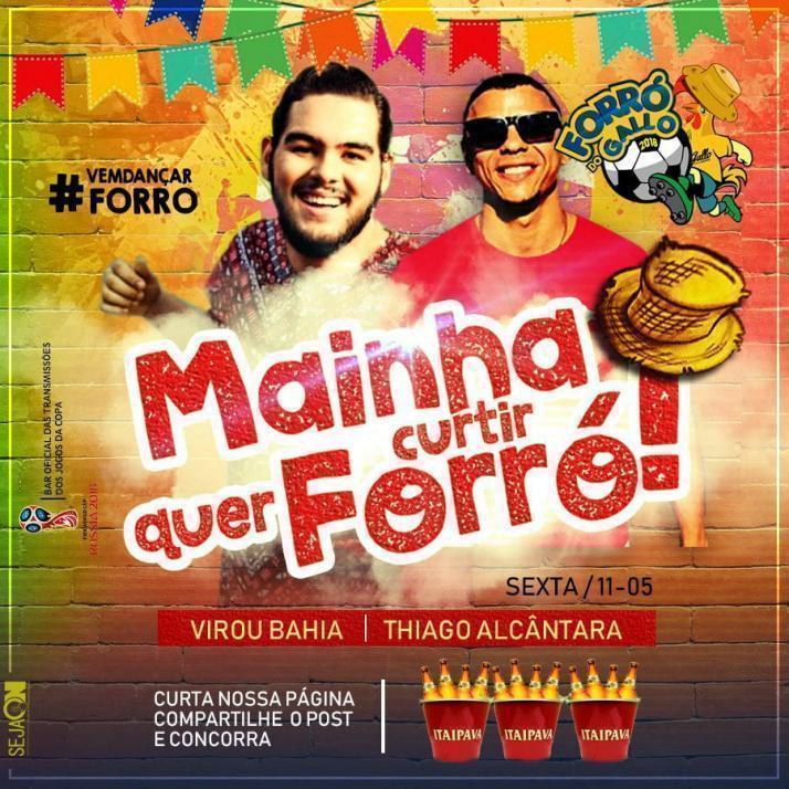 Cartaz   Recanto do Gallo - Rua 2 de julho, 20B - Casa da Lenha, Sexta-feira 11 de Maio de 2018