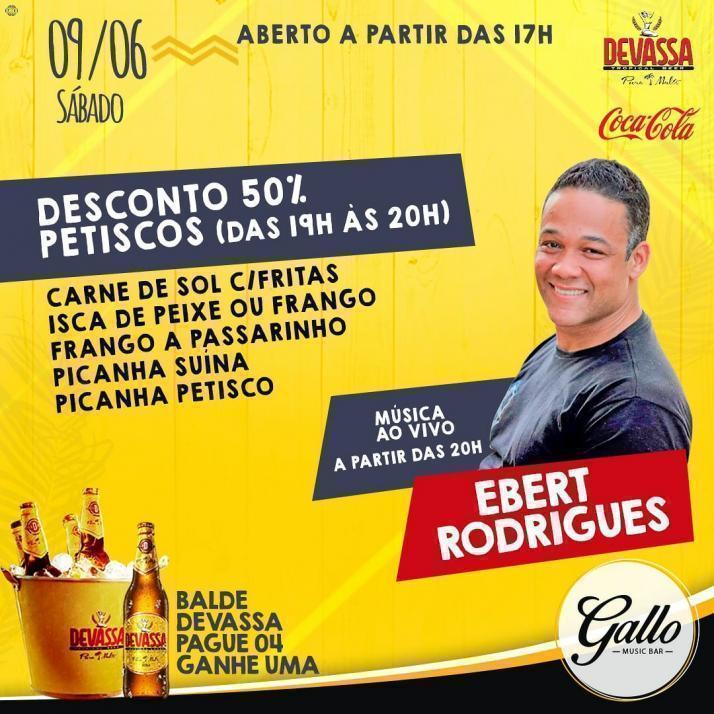 Cartaz   Recanto do Gallo - Rua 2 de julho, 20B - Casa da Lenha, Sábado 9 de Junho de 2018