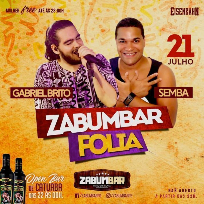 Cartaz   Zabumbar Forr e Petiscaria - Av. Do Descobrimento, 1469 - centro, Sábado 21 de Julho de 2018