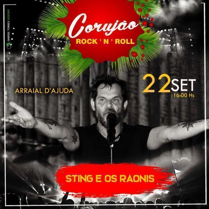 Cartaz   Corujo - Estrada da Balsa, 1813 - Praia de Araape, Sábado 22 de Setembro de 2018