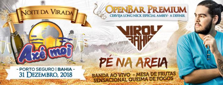 Cartaz   Lounge do Complexo de Lazer Ax Moi - Av. Beira Mar, 6500 - Praia de Taperapuan, Segunda-feira 31 de Dezembro de 2018