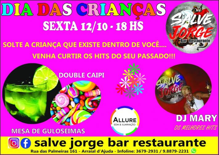 Cartaz   Salve Jorge Restaurante e Bar - Rua das Palmeiras, 161 - So Francisco, Sexta-feira 12 de Outubro de 2018
