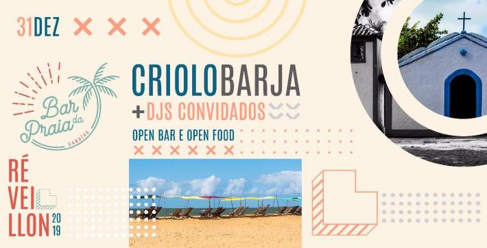 Cartaz   Bar da Praia, Segunda-feira 31 de Dezembro de 2018