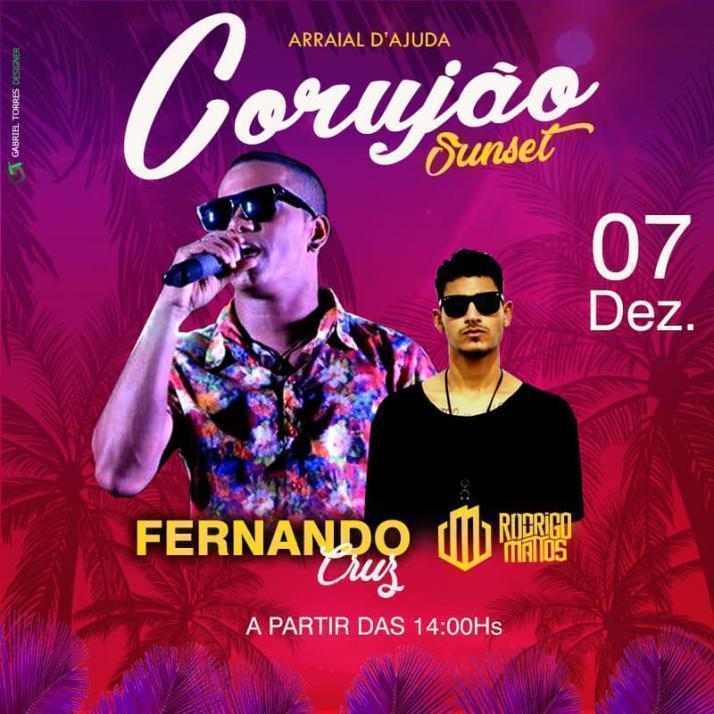 Cartaz   Corujo - Estrada da Balsa, 1813 - Praia de Araape, Sexta-feira 7 de Dezembro de 2018