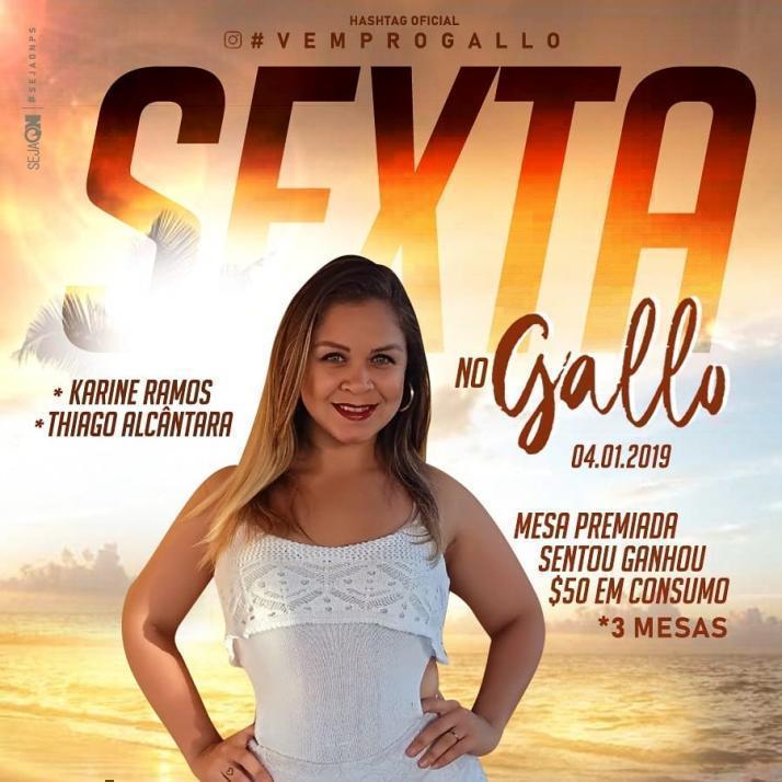 Cartaz   Gallo Music Bar - Rua 2 de julho, 20B, Sexta-feira 4 de Janeiro de 2019