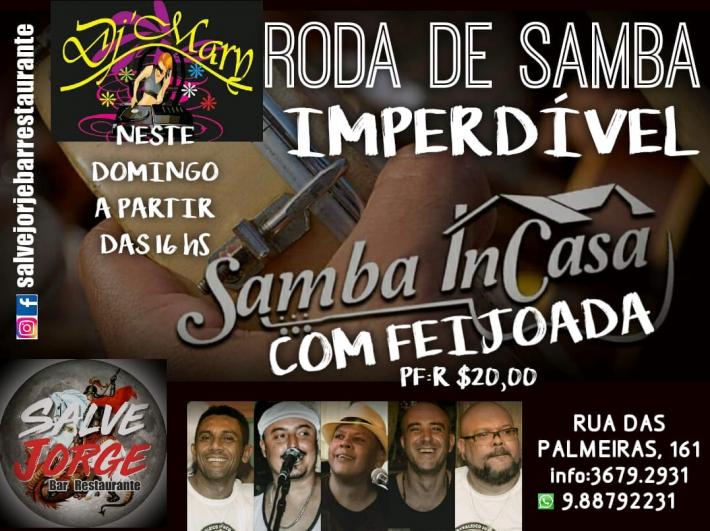 Cartaz   Salve Jorge Restaurante e Bar - Rua das Palmeiras, 161 - So Francisco, Domingo 31 de Março de 2019