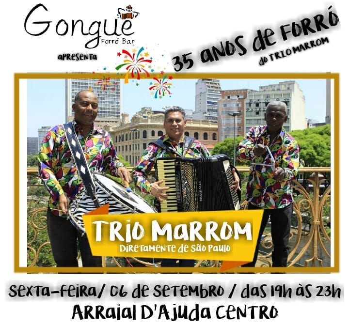 Cartaz   Gongu Forr Bar - Rua Carlos Alberto Parracho, Sexta-feira 6 de Setembro de 2019