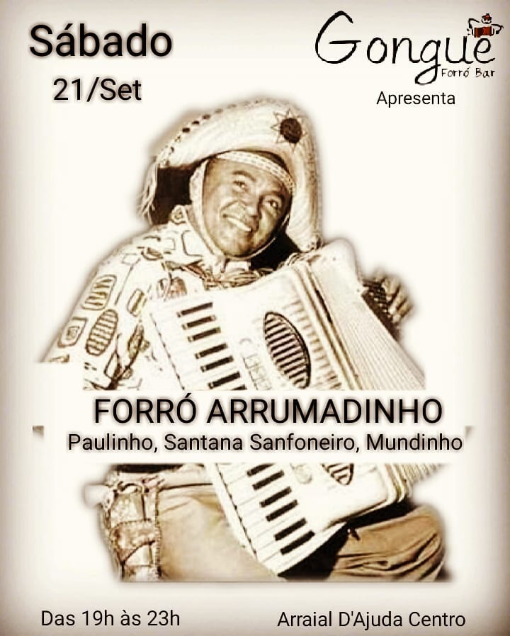 Cartaz   Gongu Forr Bar - Rua Carlos Alberto Parracho, Sábado 21 de Setembro de 2019