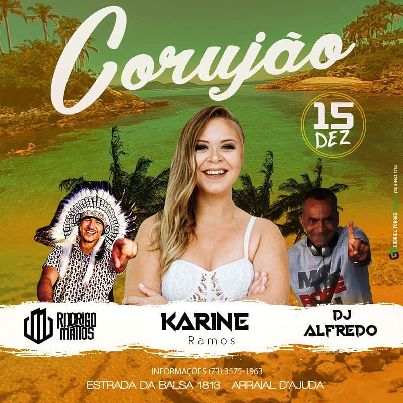 Cartaz   Corujo - Estrada da Balsa, 1813 - Praia de Araape, Domingo 15 de Dezembro de 2019