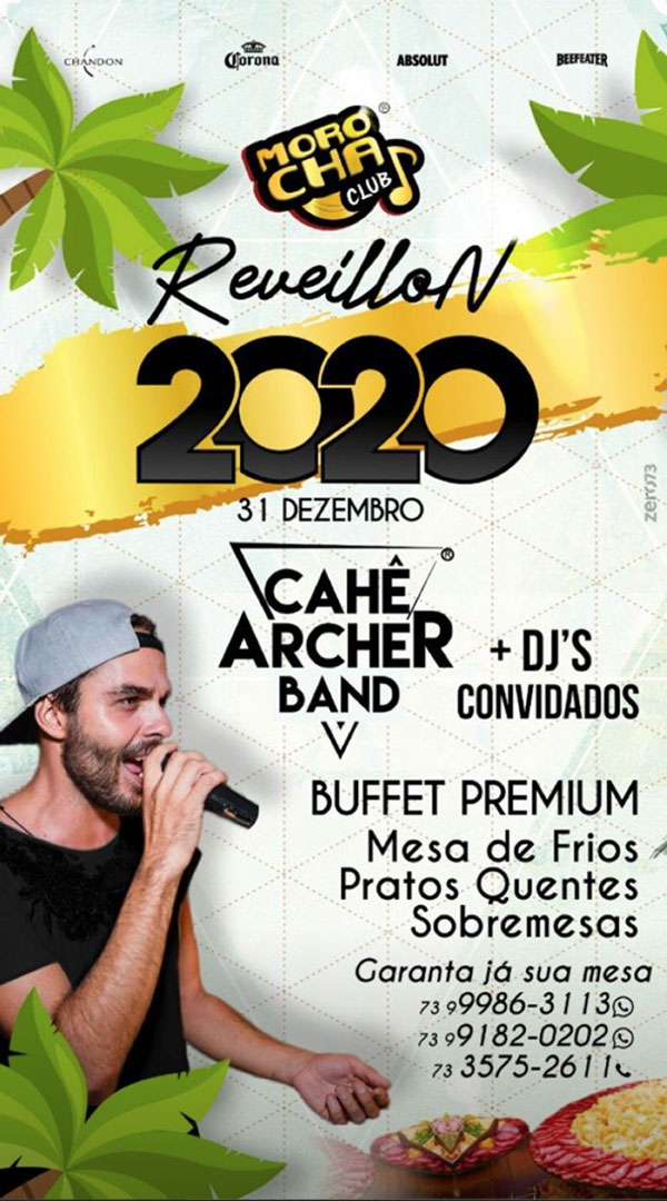 Cartaz   Morocha Club - Estrada do Mucug, 290, Terça-feira 31 de Dezembro de 2019