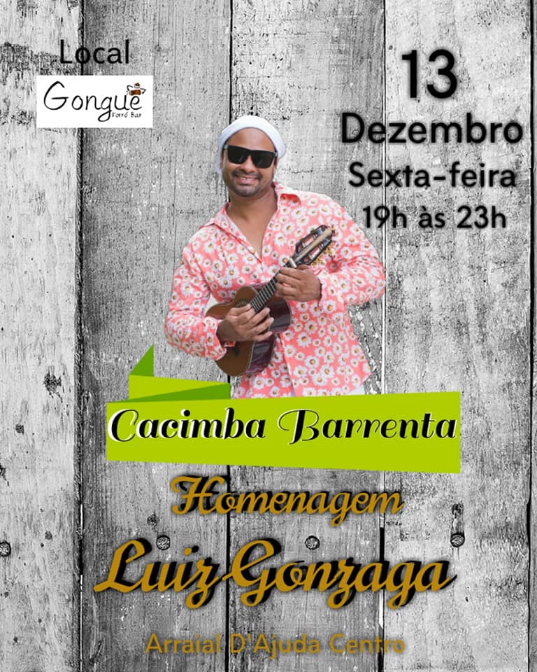 Cartaz   Gongu Forr Bar - Rua Carlos Alberto Parracho, Sexta-feira 13 de Dezembro de 2019