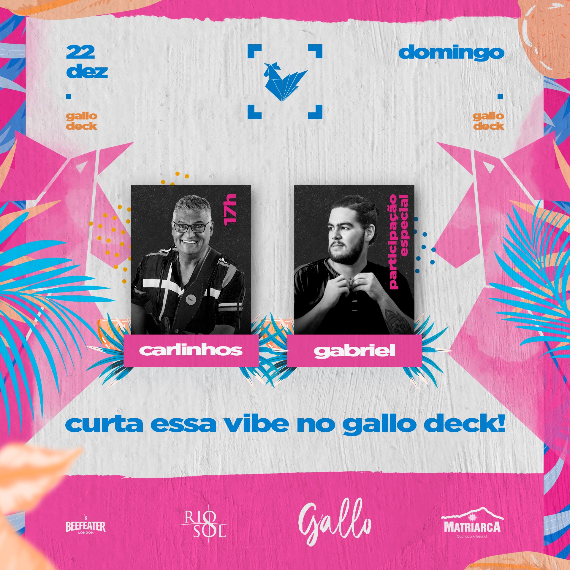 Cartaz   Gallo Music Bar - Rua 2 de julho, 20B - Casa da Lenha, Domingo 22 de Dezembro de 2019