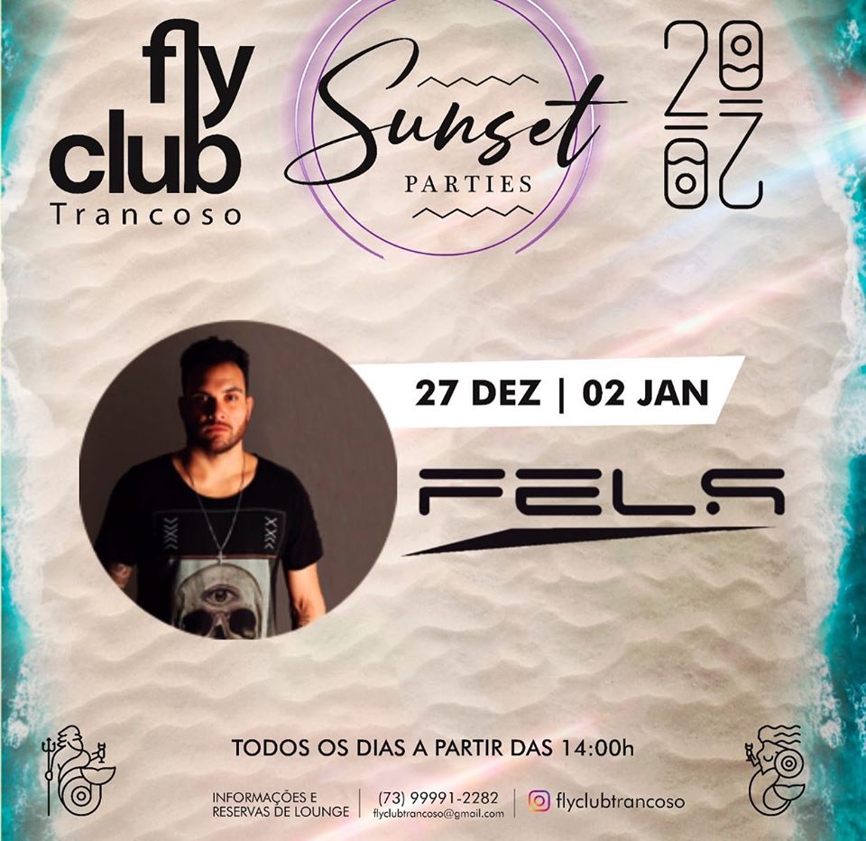 Cartaz   Fly Club - Praia dos Nativos, Sexta-feira 27 de Dezembro de 2019