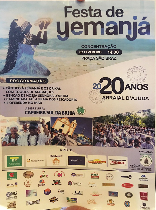 Cartaz   Praa So Brz e praia dos Pescadores, Domingo 2 de Fevereiro de 2020