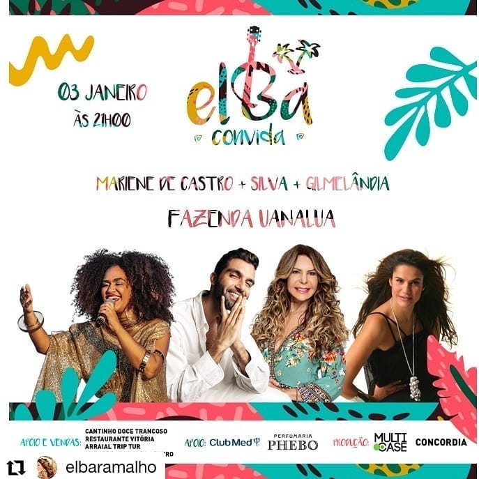 Cartaz   Fazenda Uanalua - Prainha do Rio Trancoso, Sexta-feira 3 de Janeiro de 2020