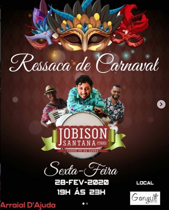 Cartaz   Gongu Forr Bar - Rua Carlos Alberto Parracho, Sexta-feira 28 de Fevereiro de 2020