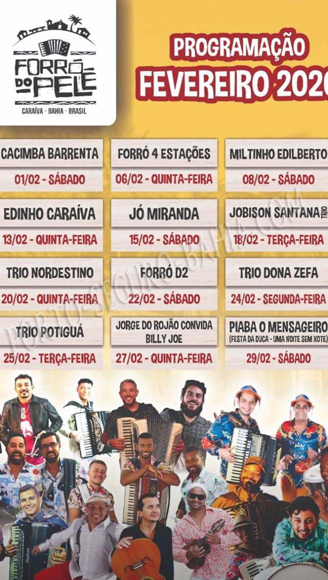 Cartaz   Forr do Pel - Rua dos Navegantes, Terça-feira 18 de Fevereiro de 2020