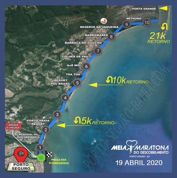 Cartaz   Praa das Pitangueiras - Avenida Beira Mar, Domingo 19 de Abril de 2020