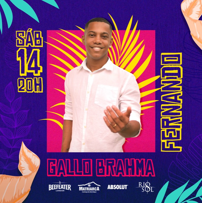 Cartaz   Gallo Music Bar - Rua 2 de julho, 20B - Casa da Lenha, Sábado 14 de Março de 2020