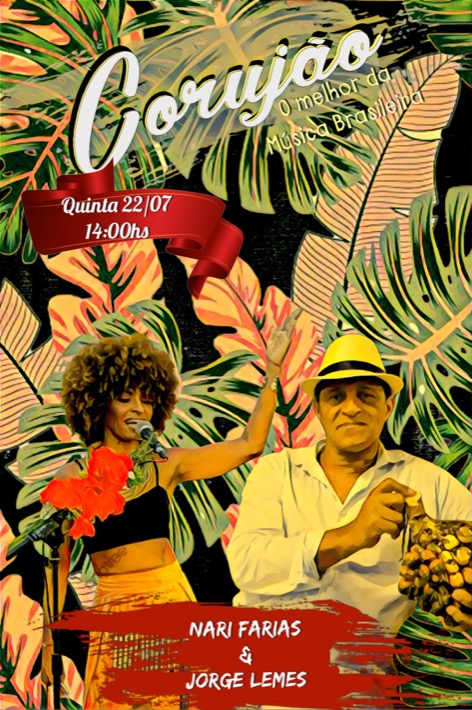 Cartaz   Corujo - Estrada da Balsa, 1813 - Praia de Araape, Quinta-feira 22 de Julho de 2021