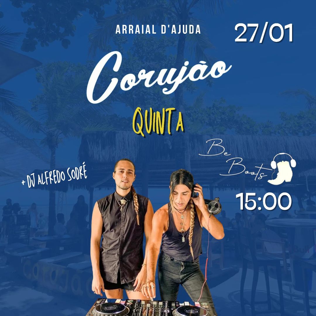 Cartaz   Corujo - Estrada da Balsa, 1813 - Praia de Araape, Quinta-feira 27 de Janeiro de 2022