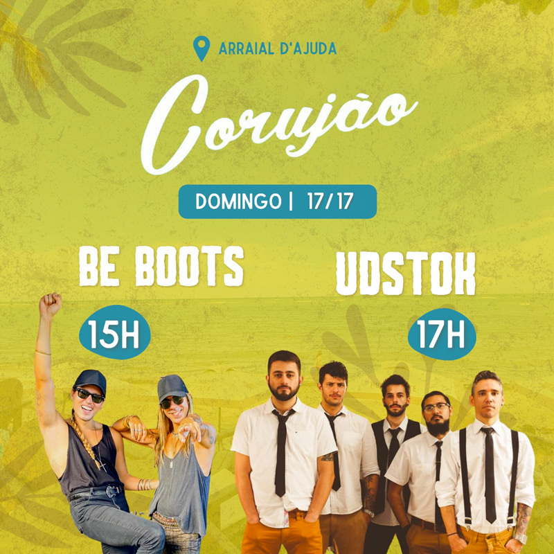 Cartaz   Corujo - Estrada da Balsa, 1813 - Praia de Araape, Domingo 17 de Julho de 2022