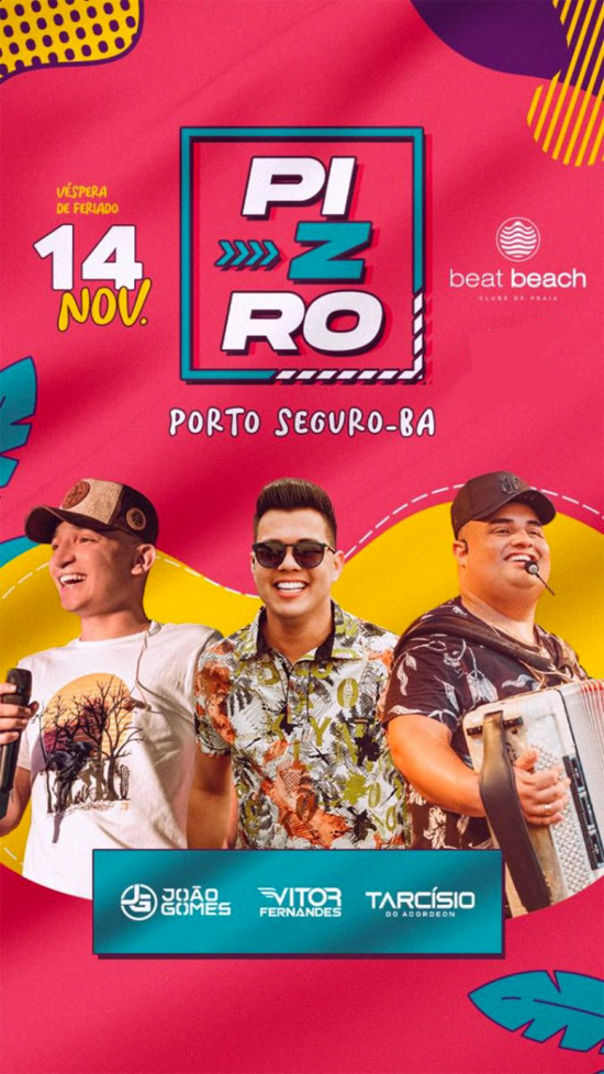 Cartaz   Beat Beach - Av. Beira Mar, 5585 - Praia de Taperapu, Segunda-feira 14 de Novembro de 2022