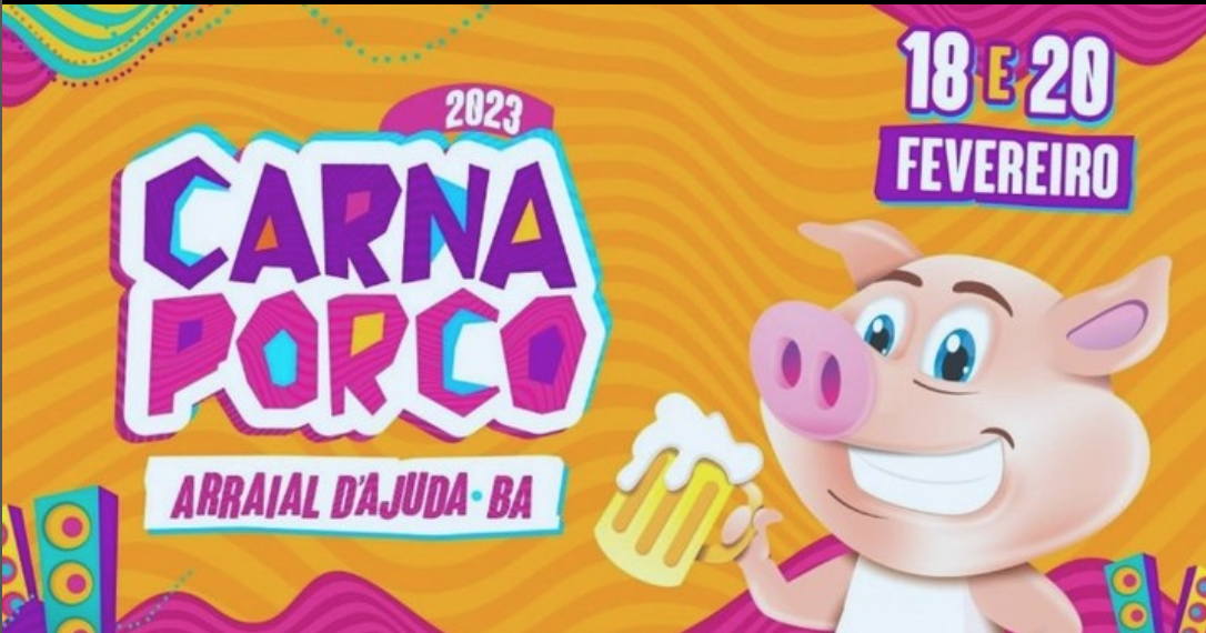 Cartaz   Carnajuda 2023 - Praa So Brz - Rua do Mucug, Sábado 18 de Fevereiro de 2023