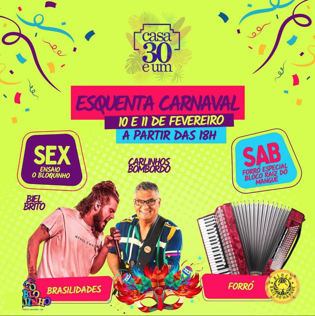 Cartaz   Casa 30eUm - Praa Visconde de Porto Seguro, 30 - Centro, Sexta-feira 10 de Fevereiro de 2023