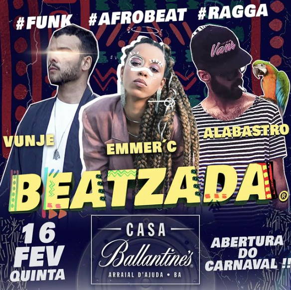 Cartaz   Casa Ballantines - Rua du Mucug, 250, Quinta-feira 16 de Fevereiro de 2023