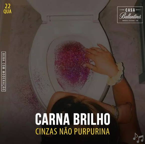 Cartaz   Casa Ballantines - Rua du Mucug, 250, Quarta-feira 22 de Fevereiro de 2023