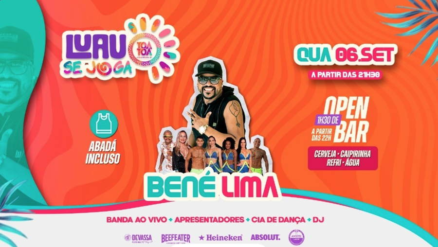 Cartaz   Complexo de Lazer Ta Ta - Praia de Taperapuan, Sexta-feira 8 de Setembro de 2023